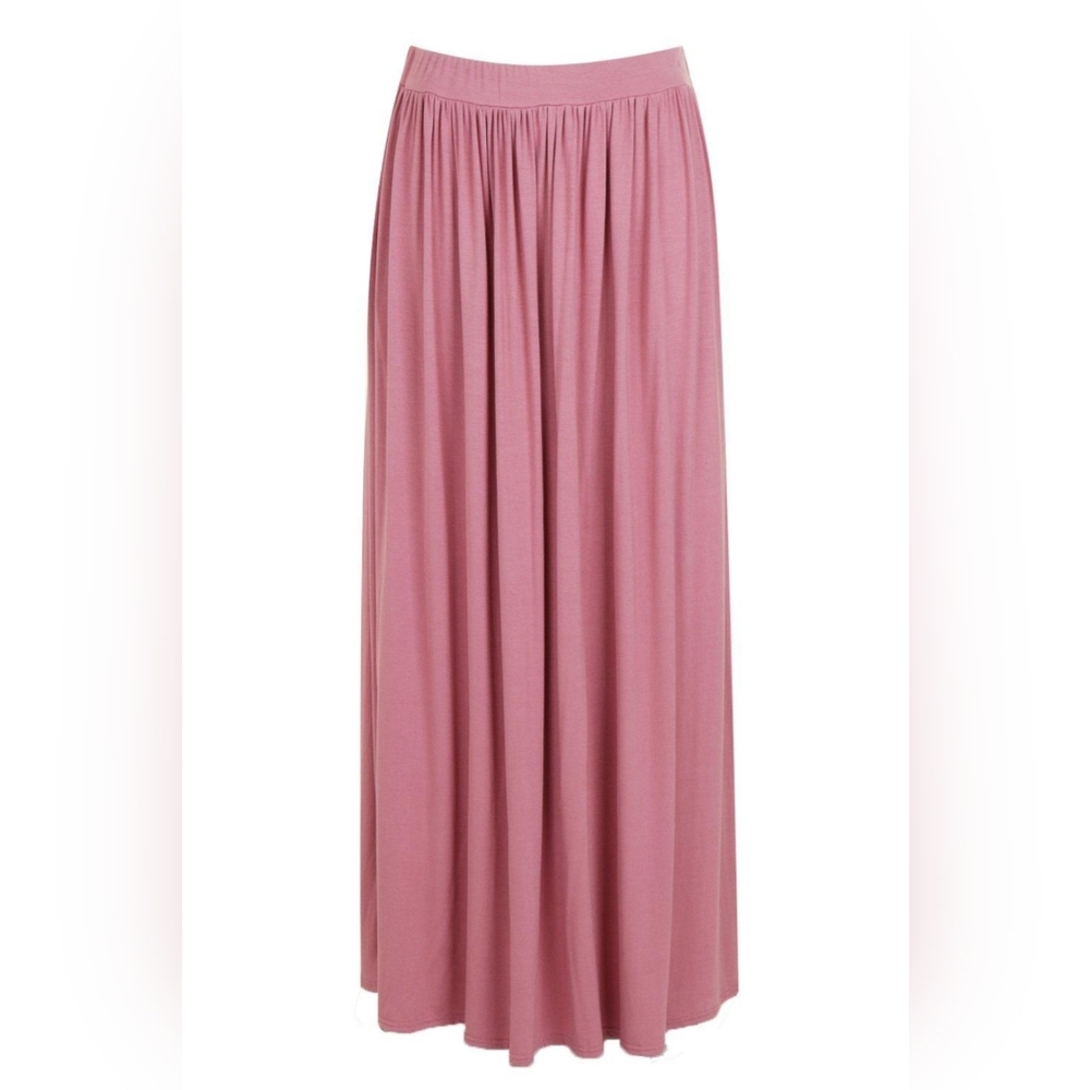 Boohoo Plus Pink Maxi Skirt - Picture 2 of 8